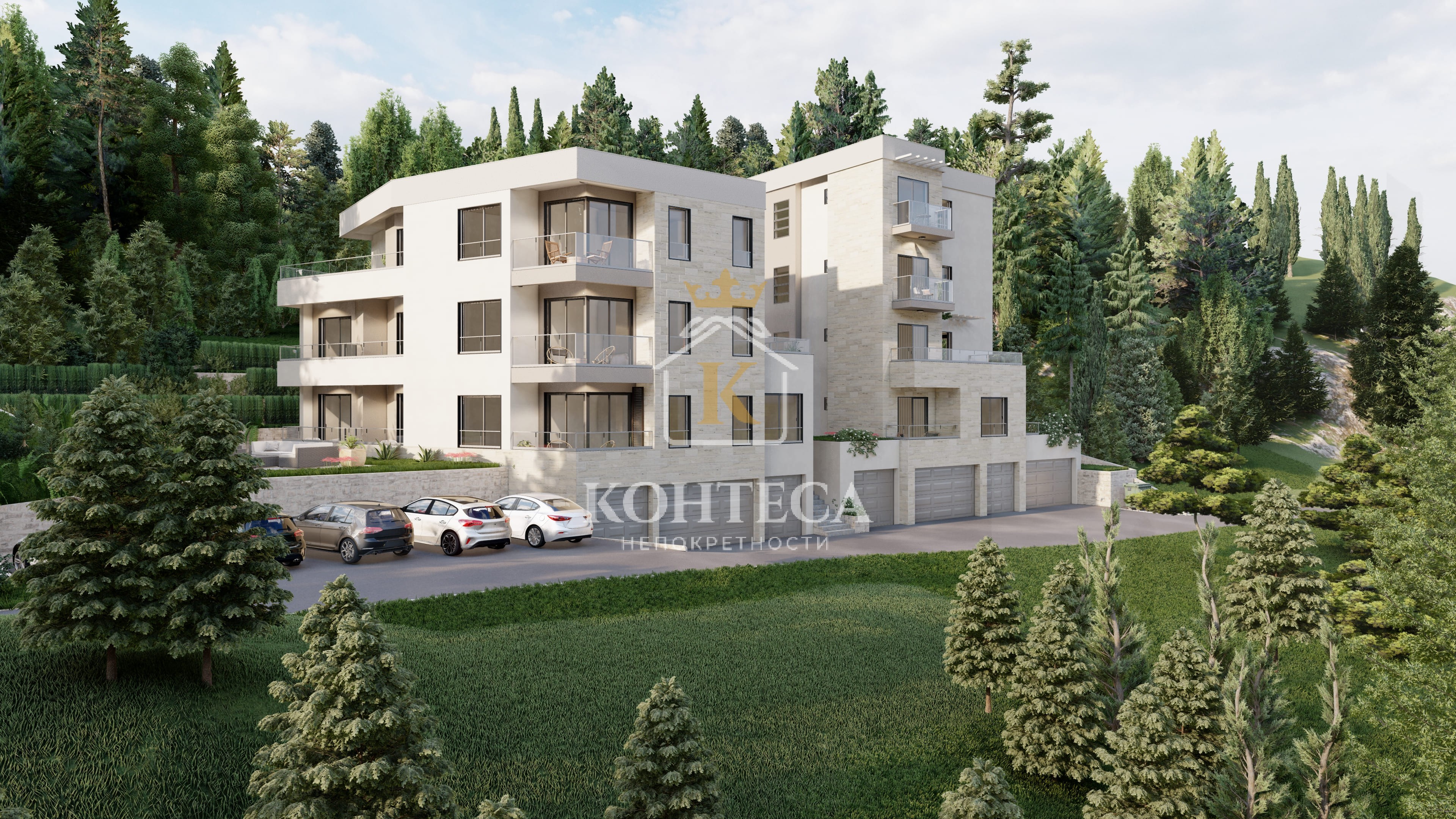 One-bedroom apartments in a new building in the heart of Tivat!